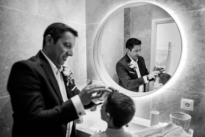 pere fils mariage