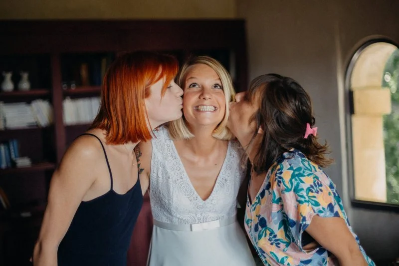 préparatifs mariage en famille