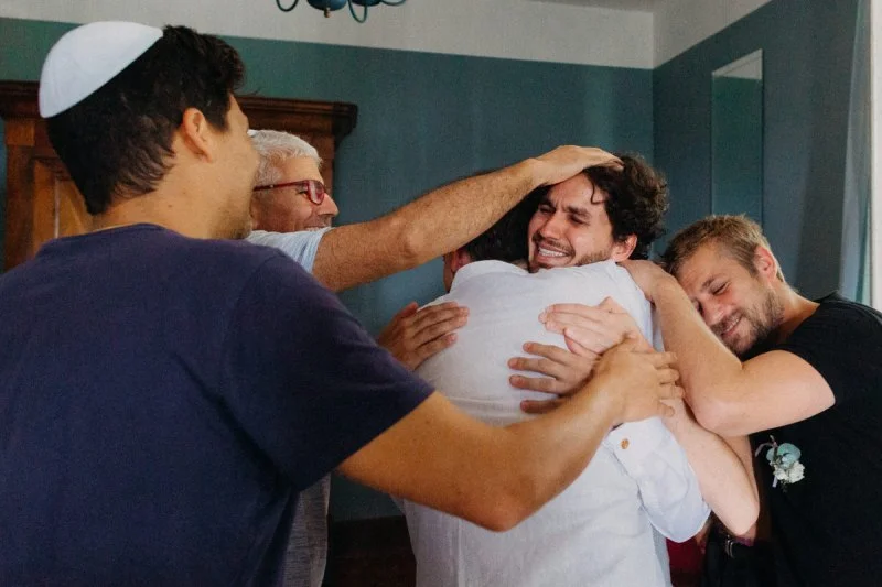 préparatifs mariage en famille