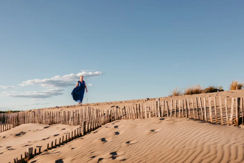 seance photo mere fille à la plage