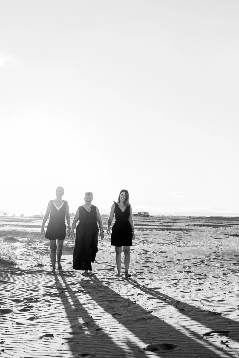 seance photo mere fille à la plage
