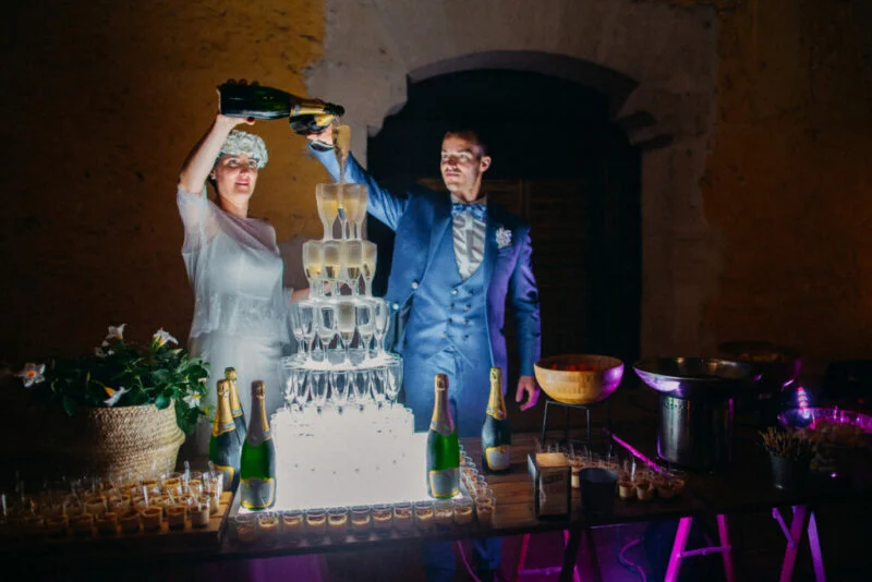 coupe fontaine champagne mariage montpellier