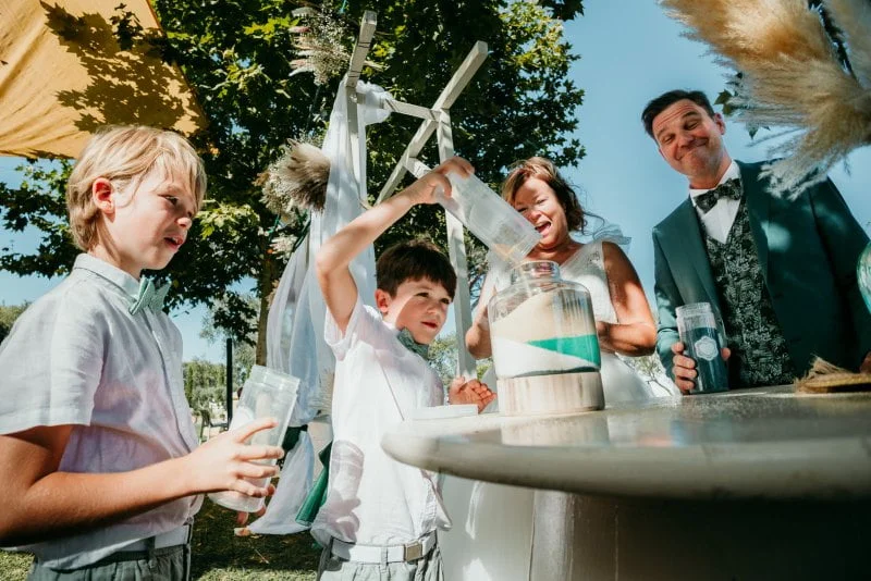 rituel du sable mariage